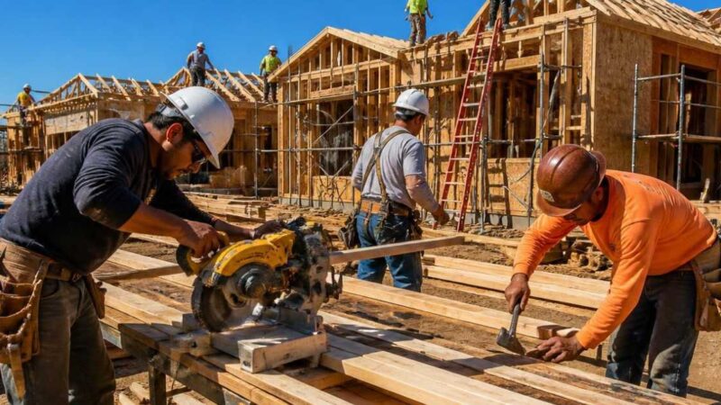 Oportunidad de empleo para casas en construcción
